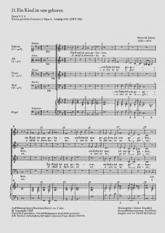 Ein Kind ist uns geboren SWV302 (Heinrich Schütz) 