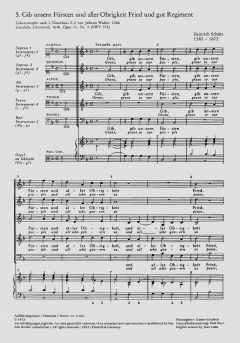 Gib unsern Fürsten SWV373 (Download) 