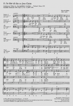 So fahr ich hin zu Jesus Christ SWV379 (Heinrich Schütz) 