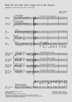 Ich hebe meine Augen auf zu den Bergen (Heinrich Schütz) 