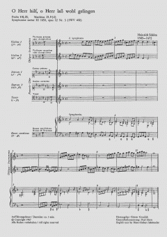O Herr, hilf, o Herr lass wohl gelingen SWV402 (Heinrich Schütz) 