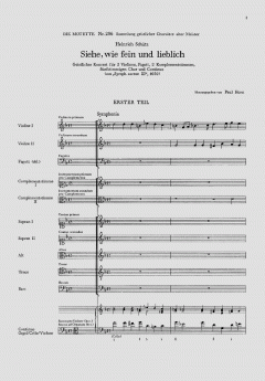 Siehe, wie fein und lieblich ist's SWV412 (Heinrich Schütz) 