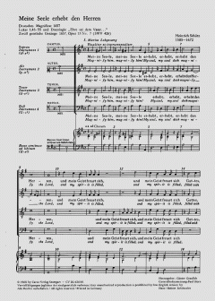 Magnificat; Ehre sei dem Vater (Heinrich Schütz) 