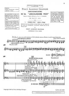 Lincolnshire Posy von Percy Aldridge Grainger (Download) 