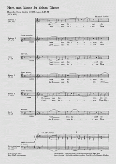 Deutsches Nunc dimittis II SWV 433 (Heinrich Schütz) 