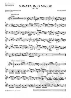 Sonata G-Dur RV 59 von Antonio Vivaldi (Download) 