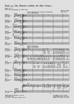 Die Himmel erzählen die Ehre Gottes SWV455 (Heinrich Schütz) 