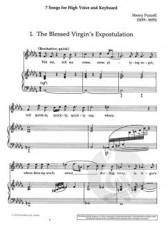 Songs 1 von Henry Purcell (Download) 