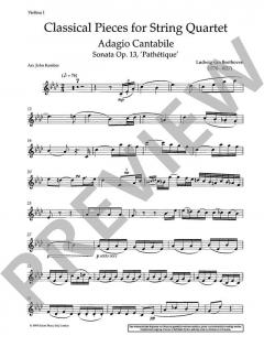 Klassische Stücke für Streichquartett (Download) im Alle Noten Shop kaufen