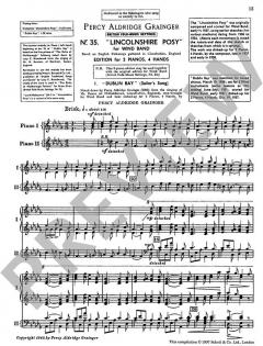 Music for Two Pianos 2 von Percy Aldridge Grainger (Download) 