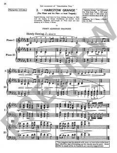 Music for Two Pianos 2 von Percy Aldridge Grainger (Download) 