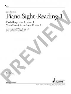 Vom-Blatt-Spiel auf dem Klavier 1 von John Kember (Download) im Alle Noten Shop kaufen