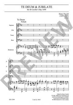 Te Deum und Jubilate D-Dur Z 232 von Henry Purcell (Download) 