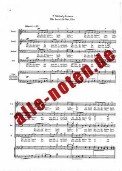 Five Spirituals von Sir Michael Tippett (Download) 