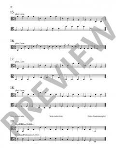 Vom-Blatt-Spiel auf der Bratsche Vol. 1 von John Kember (Download) 