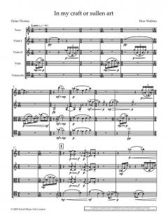 In My Craft Or Sullen Art von Huw Watkins (Download) 