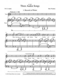 Three Auden Songs von Huw Watkins (Download) 