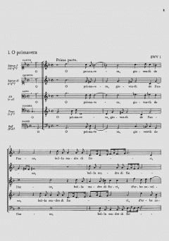 Italienische Madrigale (Gesamtausgabe, Band 1) (Heinrich Schütz) 