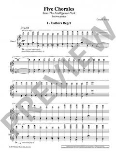 Five Chorales from The Intelligence Park von Gerald Barry (Download) 