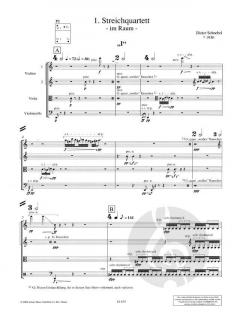 1. Streichquartett von Dieter Schnebel (Download) im Alle Noten Shop kaufen