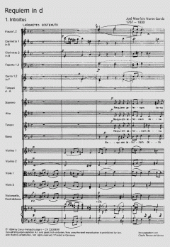 Requiem in d von José Mauricio Nunes Garcia (Download) 