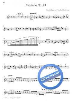 Paganini für Saxophon op. 1 