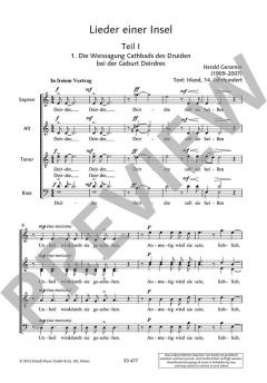 Lieder einer Insel GeWV 46 von Harald Genzmer (Download) 
