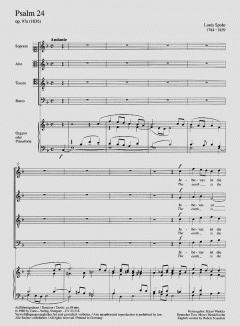 Psalm 24 op. 97 a (Louis Spohr) 