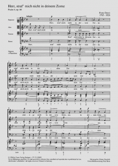 Herr, straf' mich nicht op. 60 (Franz Danzi) 