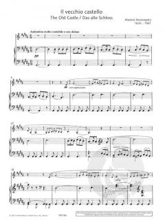 Das alte Schloss von Modest Petrowitsch Mussorgski 