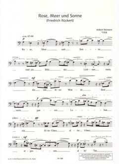 Rose, Meer und Sonne von Aribert Reimann (Download) 