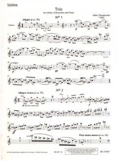 Trio von Mikis Theodorakis (Download) 