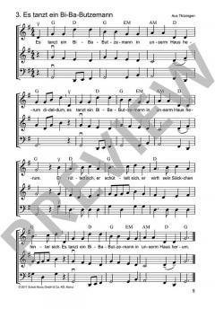 Die schönsten Volks- und Kinderlieder - Trioheft (Download) 