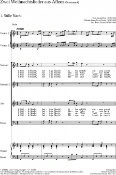 Zwei Weihnachtslieder aus Aflenz (Franz Stanzky) 