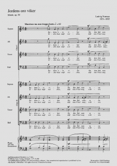 Jordens oro viker (Erdenhast muss weichen) op. 50 (Ludvig Norman) 