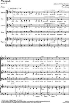 Mass in B-Dur aus op. 10 (Charles Villiers Stanford) 