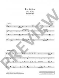 Tris skatieni von Peteris Vasks (Download) 