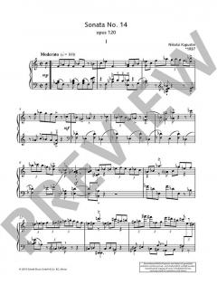 Sonata No. 14 op. 120 von Nikolai Kapustin (Download) 