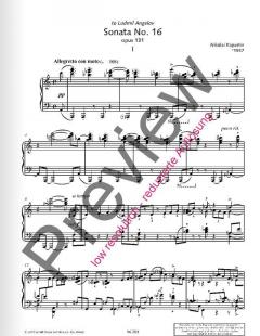 Sonata No. 16 op. 131 von Nikolai Kapustin (Download) 