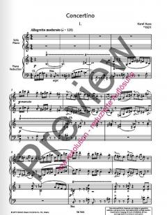 Concertino op. 10 von Karel Husa (Download) 