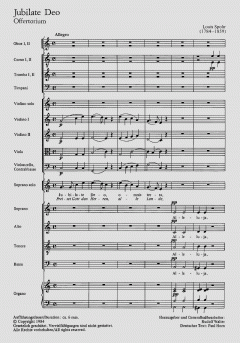 Jubilate Deo von Louis Spohr 
