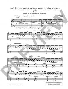 100 études, exercises et phrases tonales simples Vol. 2 von Nicholas Lens (Download) 