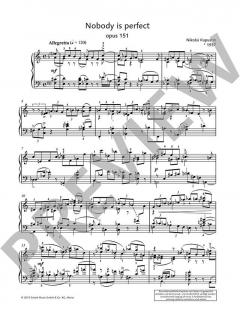 Nobody is perfect op. 151 von Nikolai Kapustin (Download) 