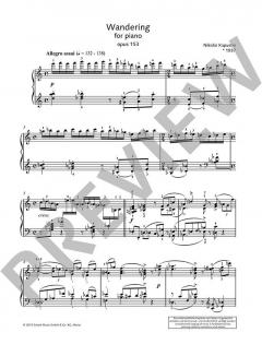 Wandering op. 153 von Nikolai Kapustin (Download) 