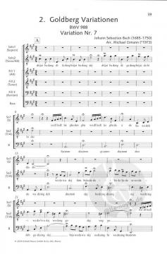 Quer Bach A Cappella von Johann Sebastian Bach (Download) 