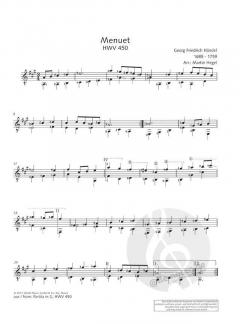 Händel for Guitar von Georg Friedrich Händel (Download) 