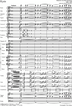 Messe in e-Moll von Heinrich v. Herzogenberg 