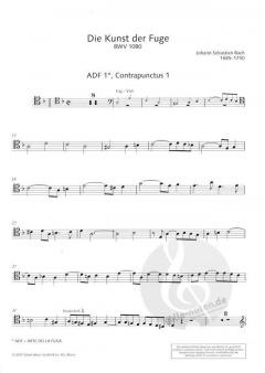 Die Kunst der Fuge BWV 1080 von Johann Sebastian Bach (Download) 
