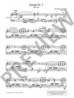 Sonaten WeV Q.2-5 von Carl Maria von Weber (Download) 