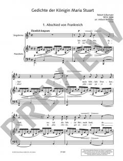 Gedichte der Königin Maria Stuart op. 135 von Robert Schumann (Download) 